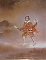 Испанский дворянин с крестом Брабанта на его камзоле 1981 Испанский дворянин с крестом Брабанта на его камзоле 1981